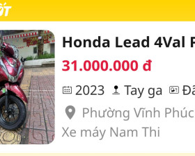 Honda Lead 4Val Premium 2023 Máy Cải Tiến 29H2 - 134274138