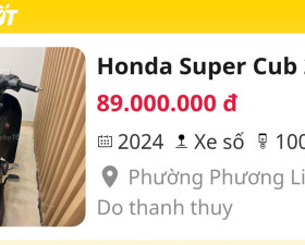 Honda Super Cub 2024 Đen 8000 km - 134332133