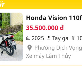 Honda Vision 110fi 2026 Thể thao Smartkey 2 ngìn - 134294295