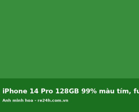 iPhone 14 Pro 128GB 99% màu tím, fullbox