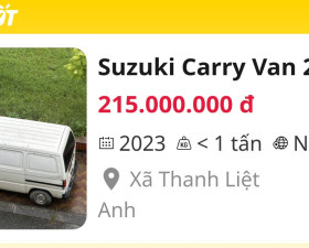 Suzuki Carry Van 2023 Số sàn 40000 km Trắng - 134286258