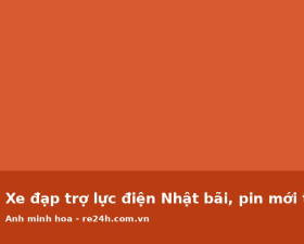 Xe đạp trợ lực điện Nhật bãi, pin mới thay