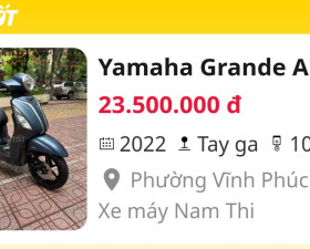 Yamaha Grande ABS Limited 2022 Xanh Smartkey - 134321153
